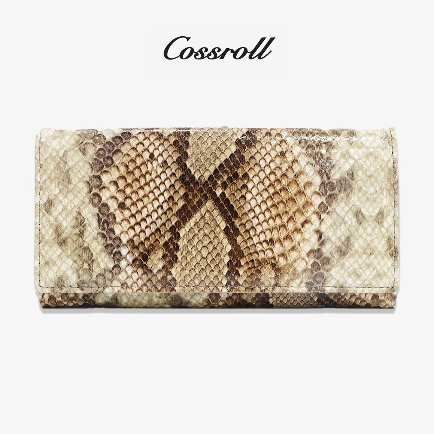 Python Women Leather Wallet Manufacturer Snake Pattern - cossroll.leather