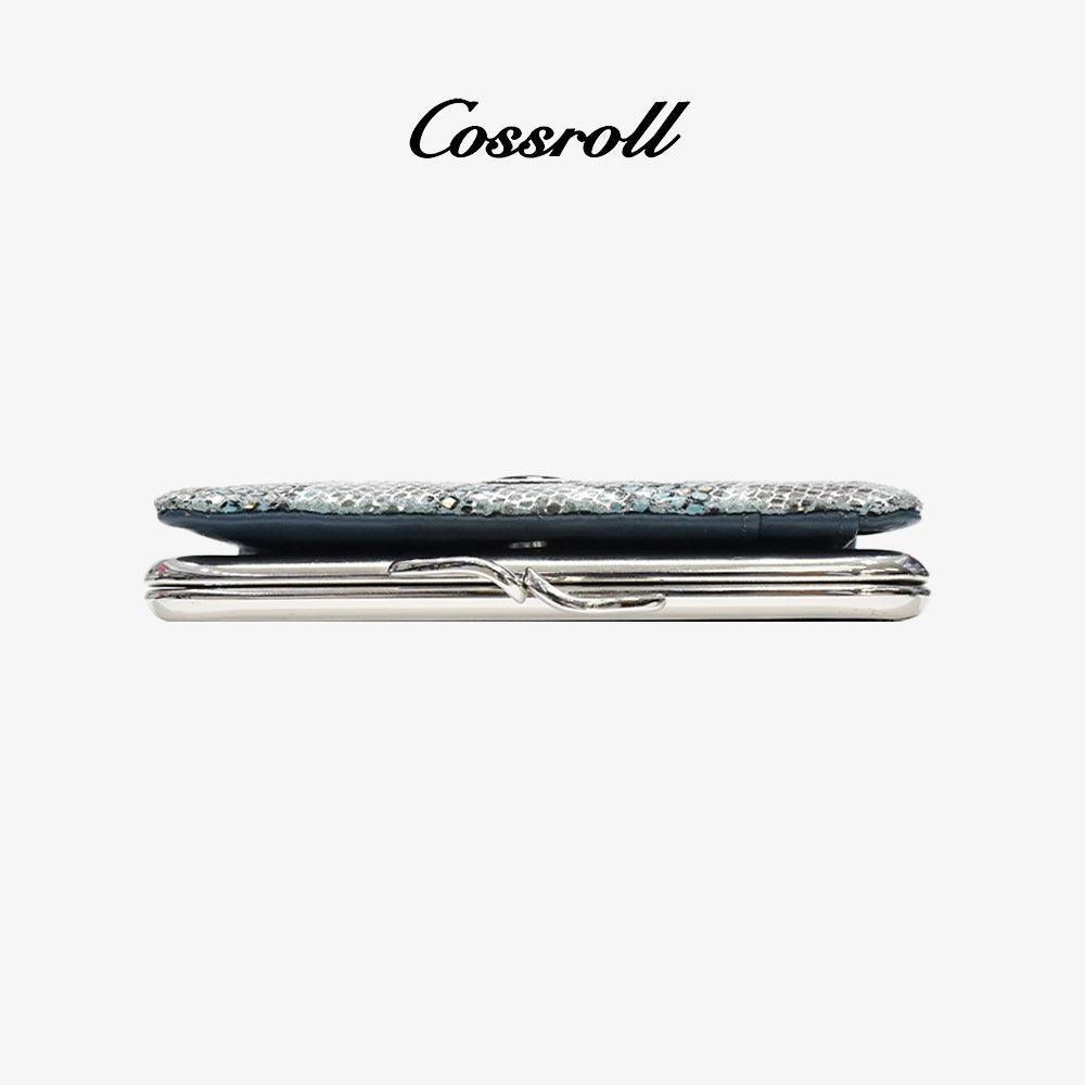 Cossroll Python Print Customize Leather Wallet Manufacture