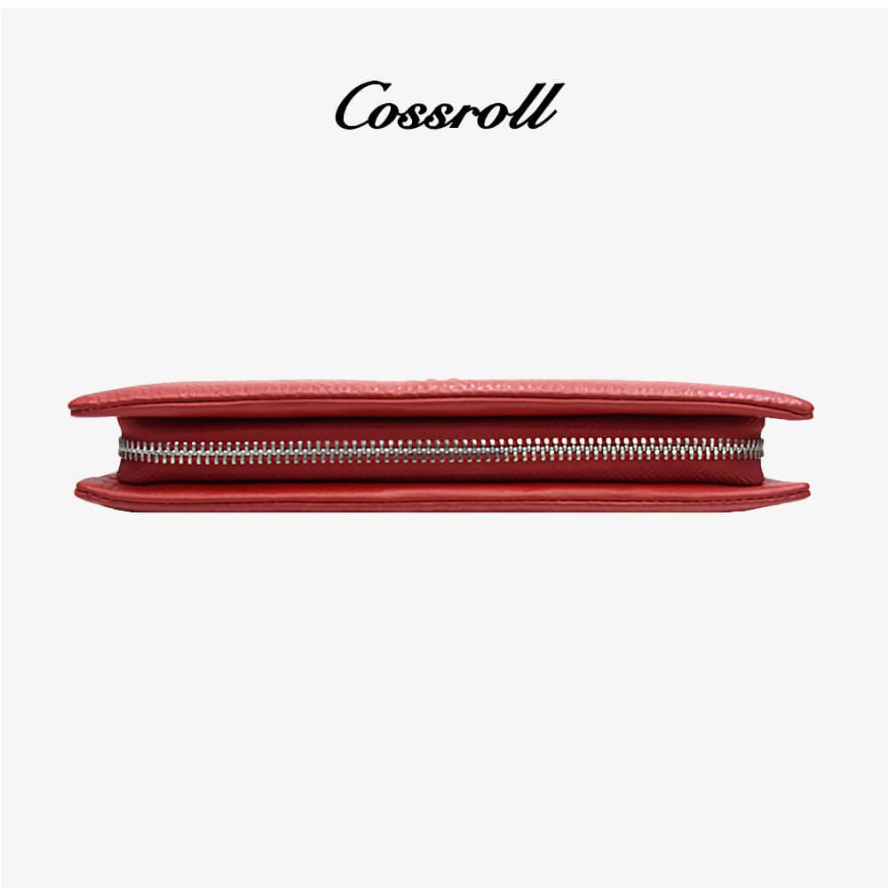 Leather Clutch Zipper Women Wallets For Wholesale - cossroll.leather