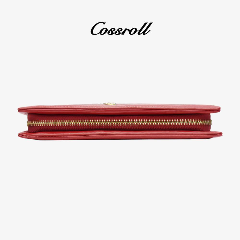 Leather Long Wallet With Tassel Customized Wholesale - cossroll.leather