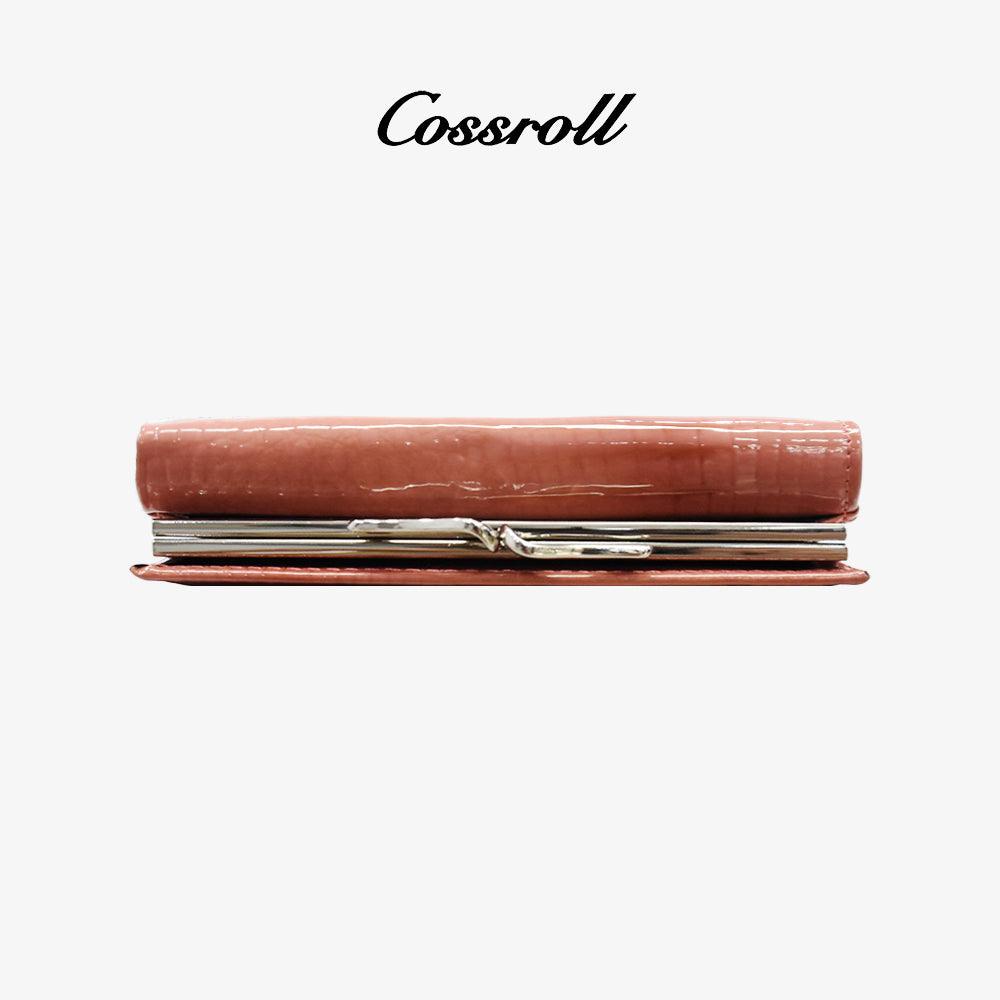 Crocodile Leather Trifold Short Wallet - cossroll.leather