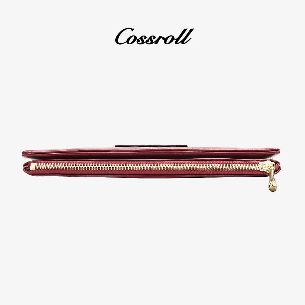 Genuine Leather Bifold Zipper Wallets Wholesale - cossroll.leather