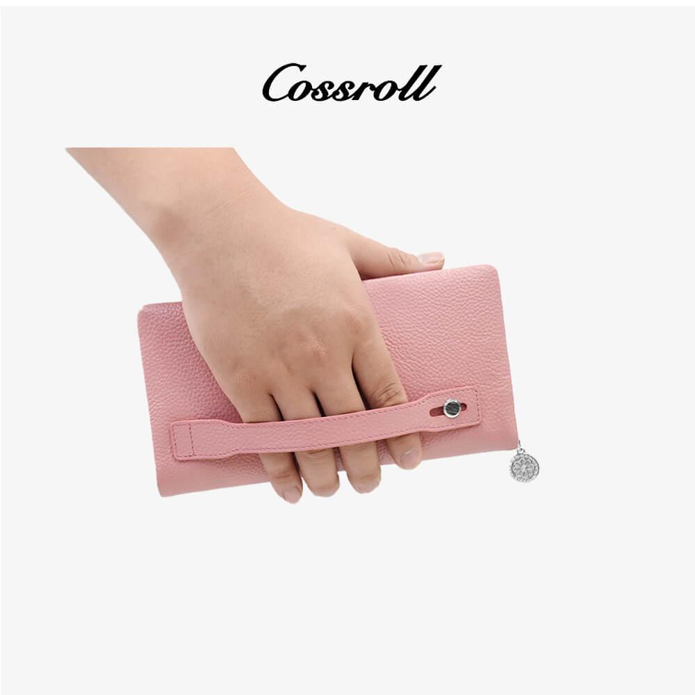 Clutch Zipper Wallet For Women - cossroll.leather