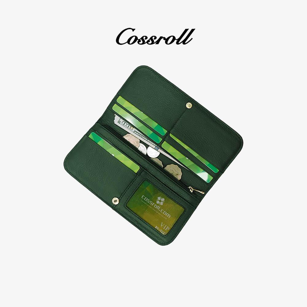 Crocodile Pattern Bifold Wallets Glossy Leather Wholesale - cossroll.leather