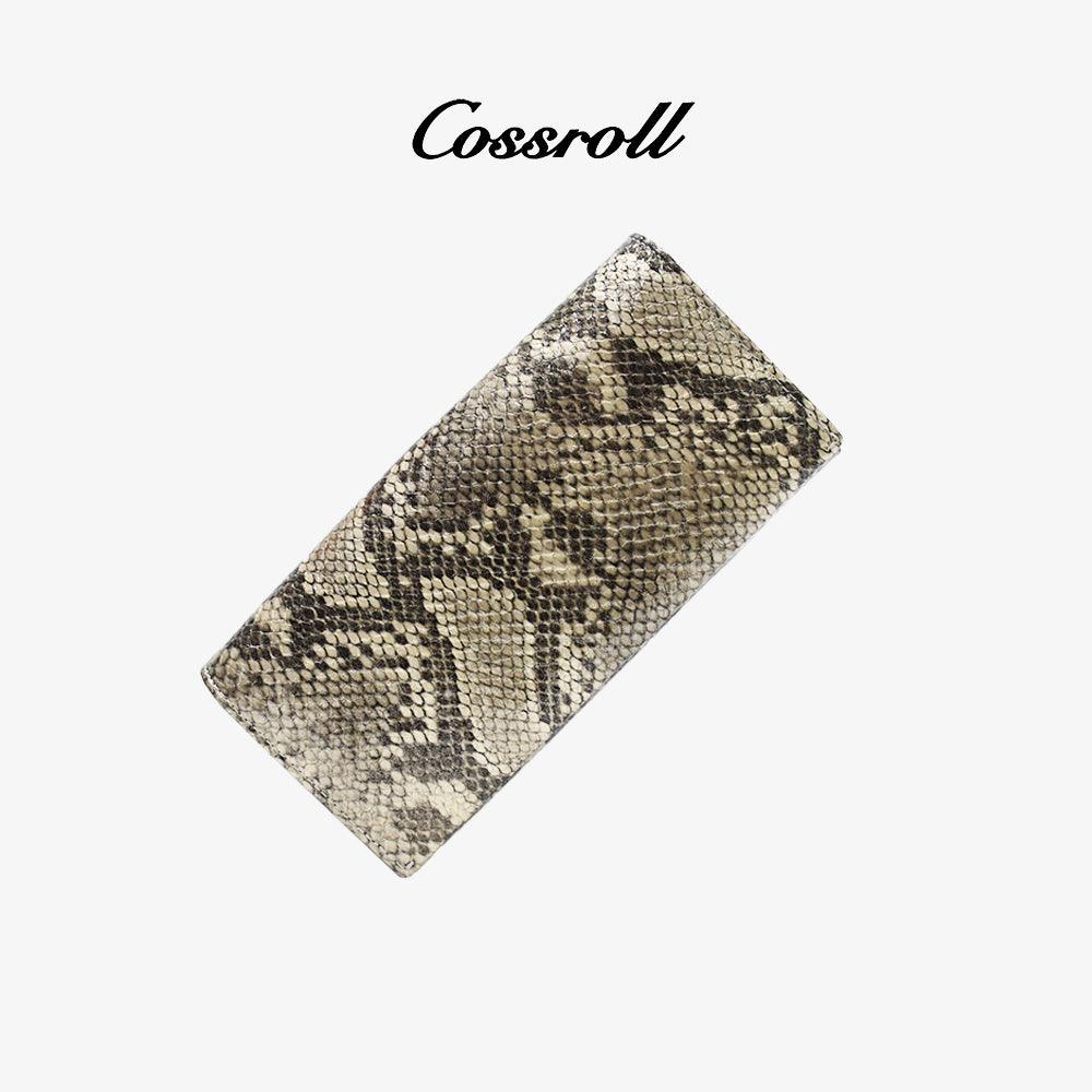 Python Wallet Customized Wholesale Large Capacity - cossroll.leather