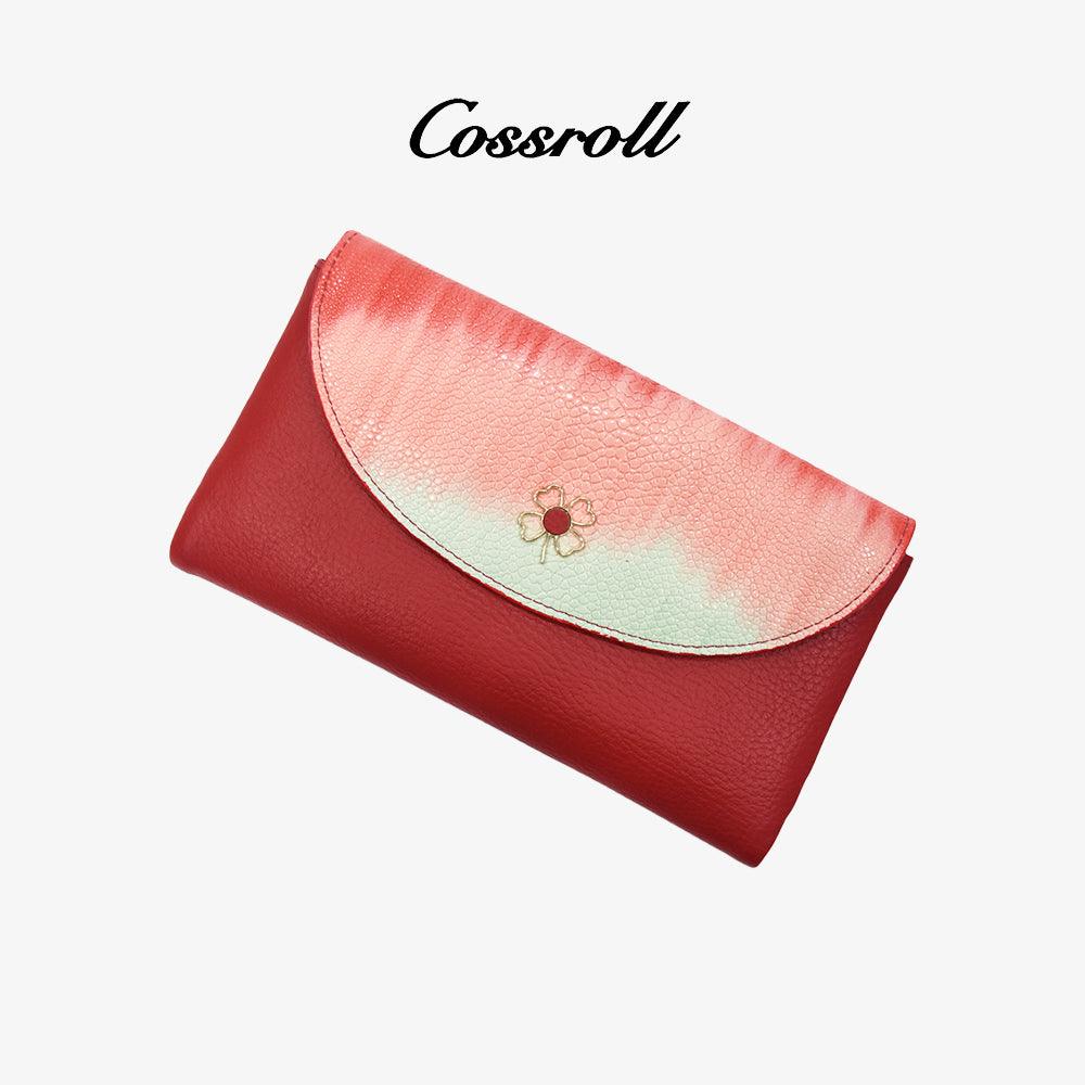 Large Capacity Real Leather Wallets Women Customized - cossroll.leather