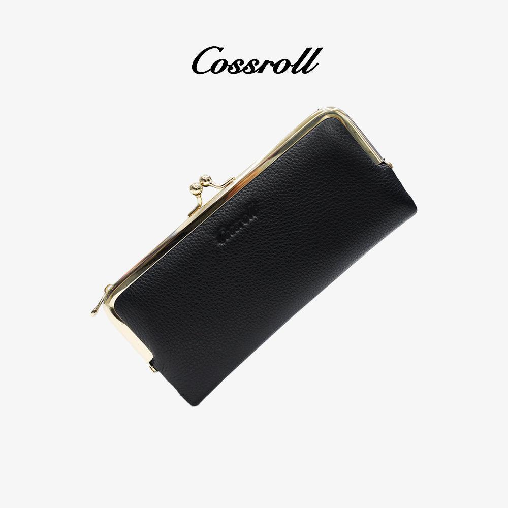 Zipper Slim Bifold Leather Wallets Wholesale Low MOQ