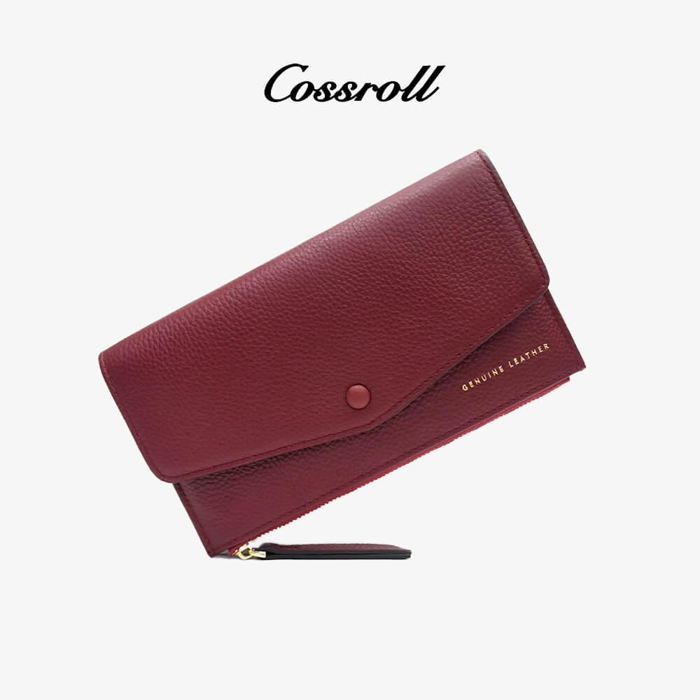 Bifold Clutch Envelope Leather Wallet Manufacturer 