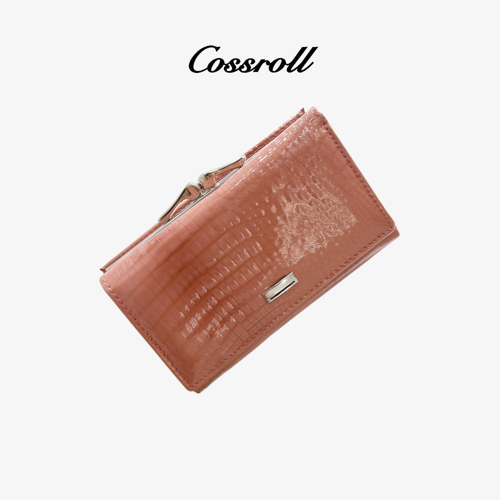 Crocodile Leather Trifold Short Wallet - cossroll.leather