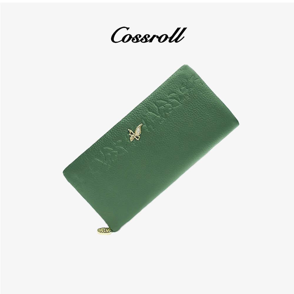 Leather Clutch Wallets With Card Slots - cossroll.leather