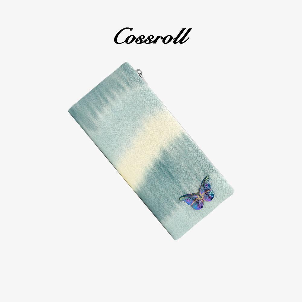 Women Leather Wallets Wholesale Card Slots Gradient - cossroll.leather