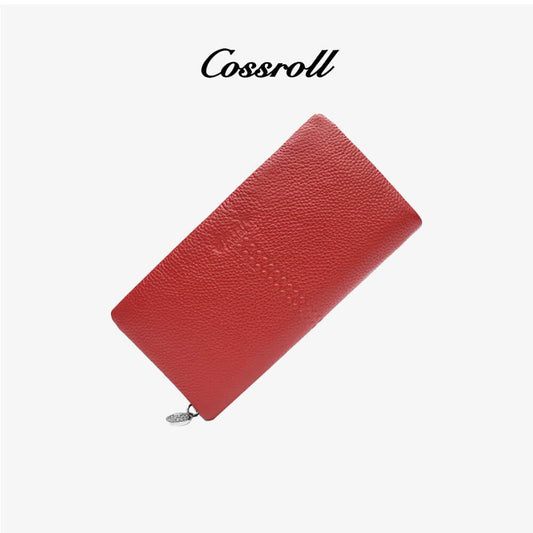 Leather Clutch Zipper Women Wallets For Wholesale - cossroll.leather
