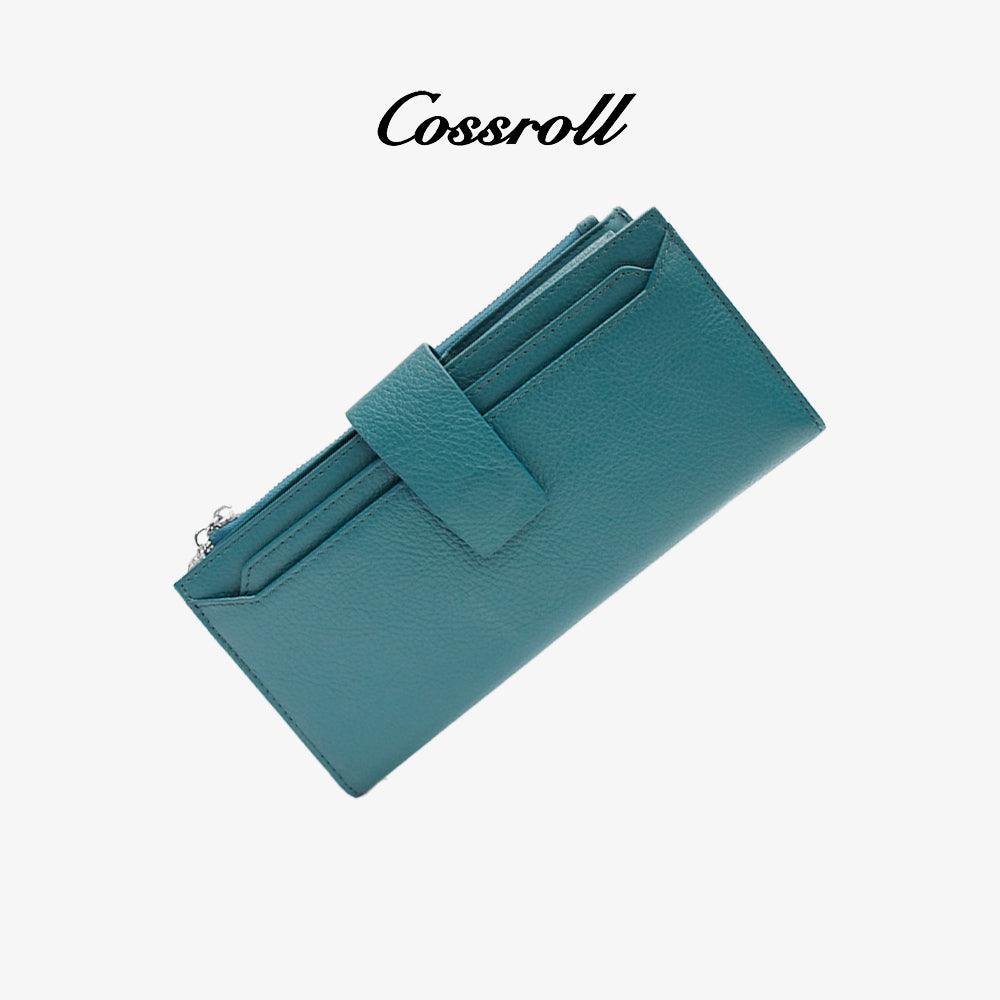  Zipper Slim Genuine Leather Wallet Manufacturer