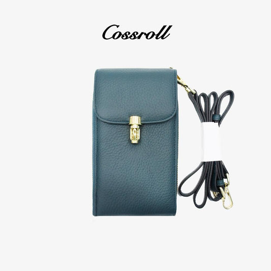 Leather Phone Bag Crossbody Small Purse - cossroll.leather