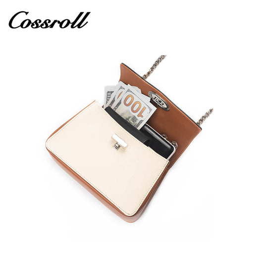 Cossroll Cowhide Leather Crossbody Phone Bag Manufacturer